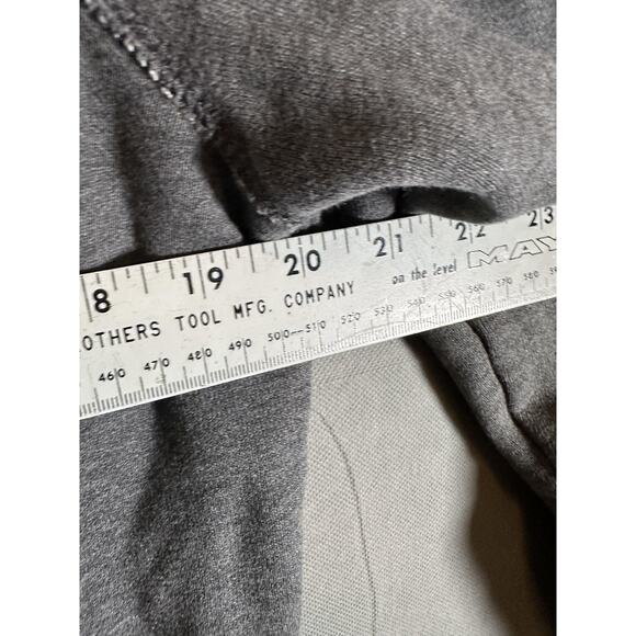 Hollister Jacket Womens Small Gray Sherpa Lined Hooded Button Up Sweatshirt Coat - Picture 5 of 7